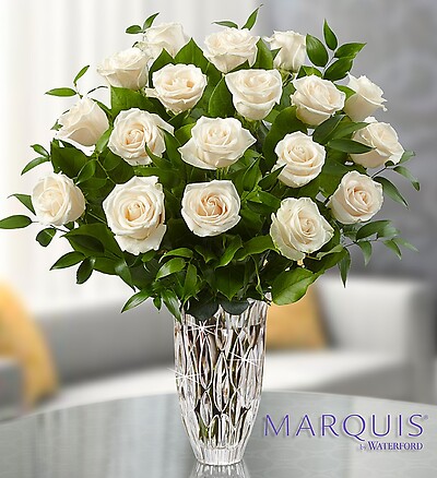 Marquis by Waterford® Premium White Roses