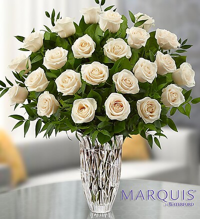 Marquis by Waterford® Premium White Roses