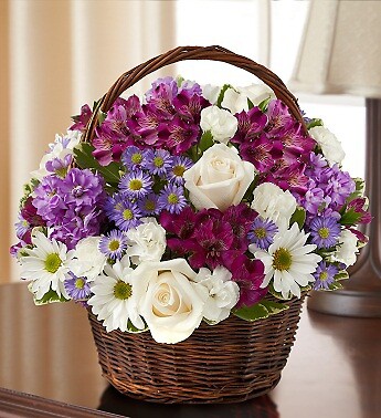 Peace, Prayers, & Blessings- Lavender and White