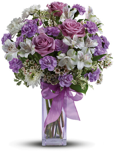 Teleflora's Lavender Laughter Bouquet