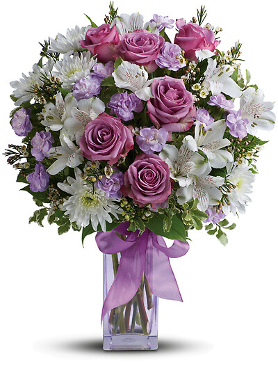 Teleflora's Lavender Laughter Bouquet