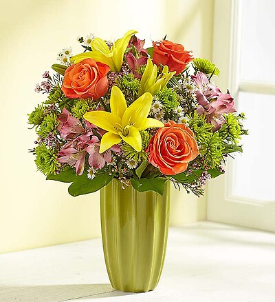 Fields of Europe™ in a Green Vase